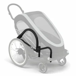 Discount Poussette remorque à vélo Zeno Bike All Black Poussette Tout Terrain