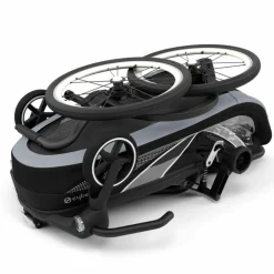 Discount Poussette remorque à vélo Zeno Bike All Black Poussette Tout Terrain