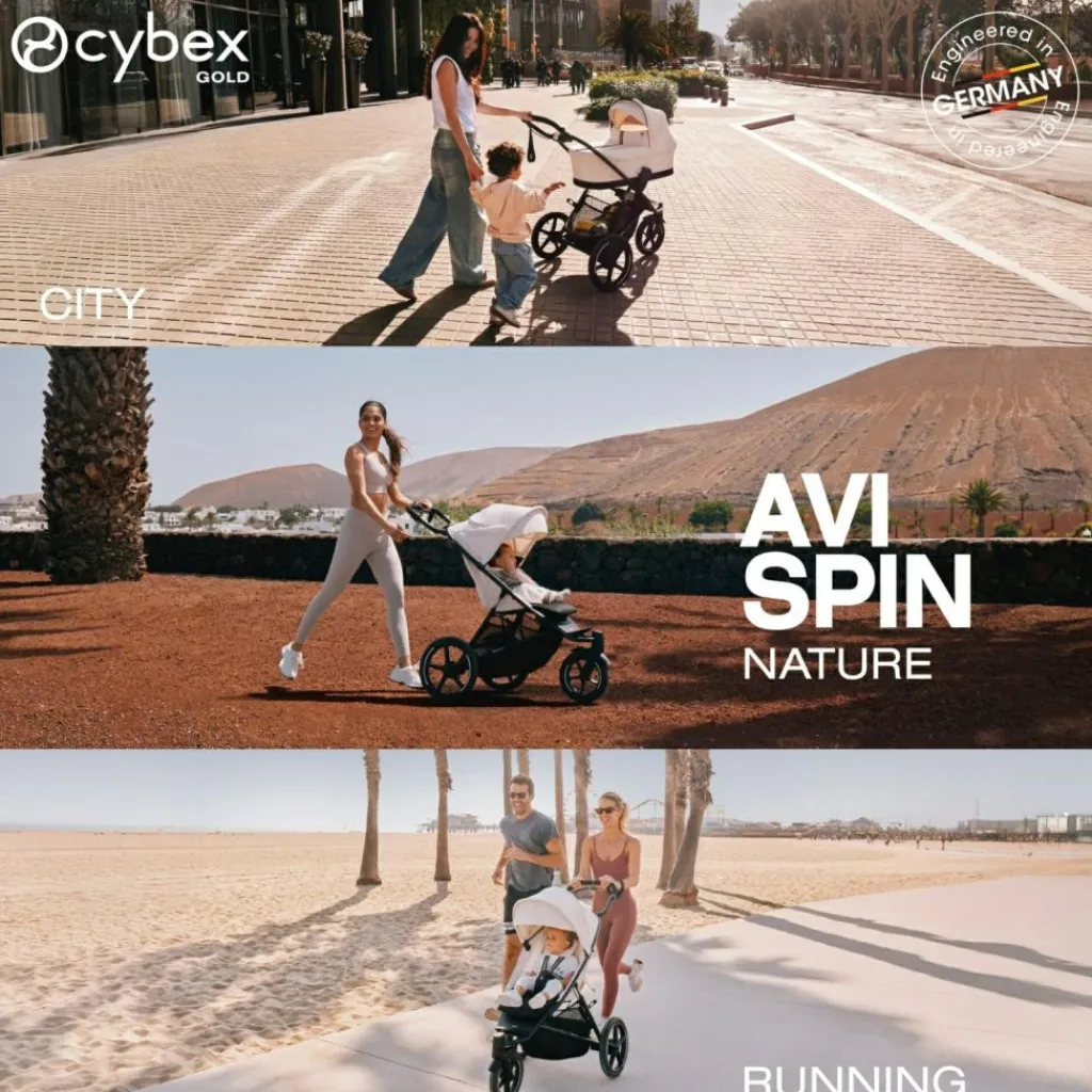 Cybex Poussette tout-terrain AVI SPIN Moss Green