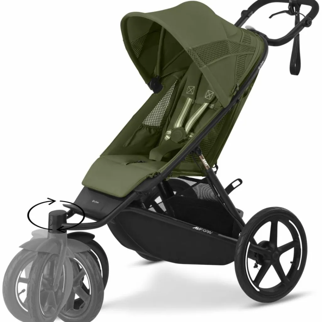 Cybex Poussette tout-terrain AVI SPIN Moss Green