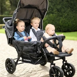 Childhome Poussette triplet noire