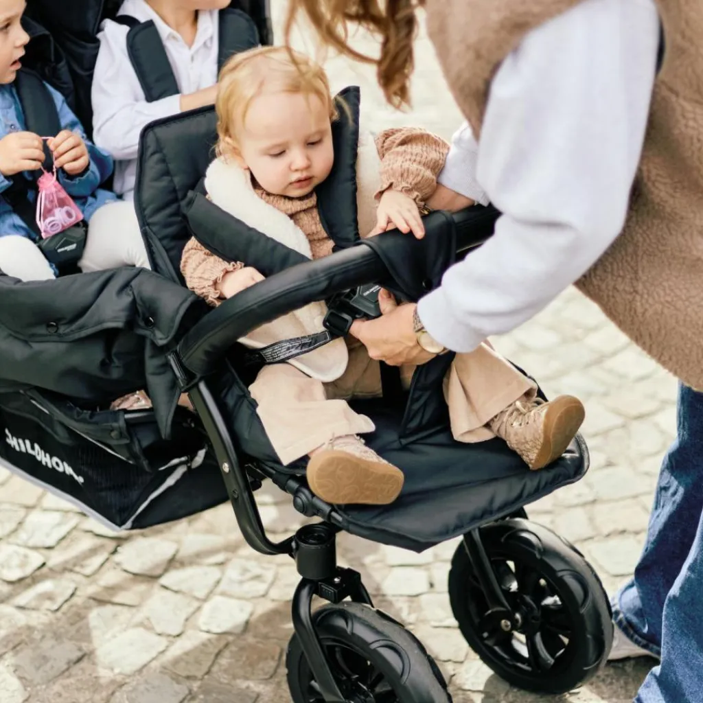 Childhome Poussette triplet noire