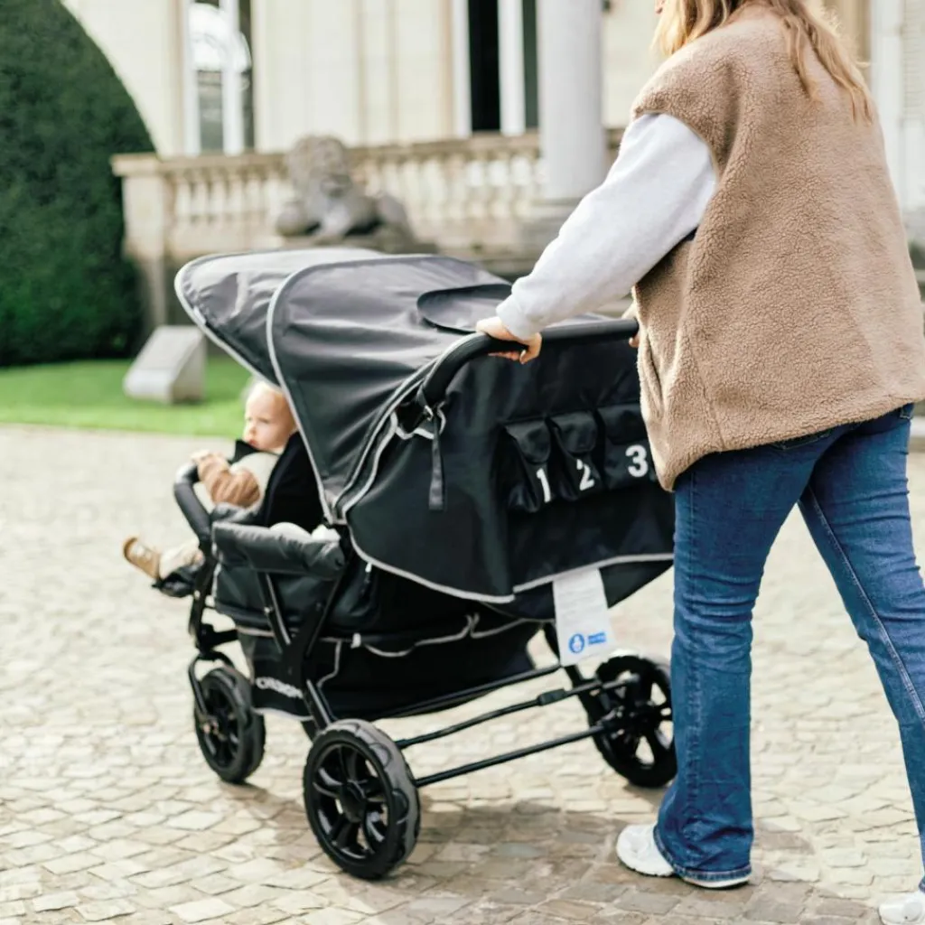 Childhome Poussette triplet noire