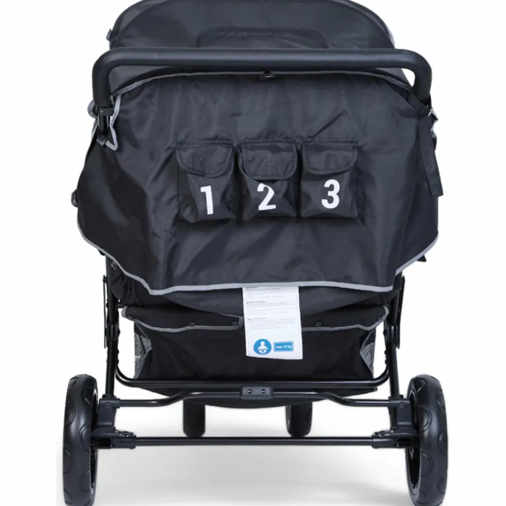 Childhome Poussette triplet noire