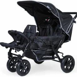 Childhome Poussette triplet noire