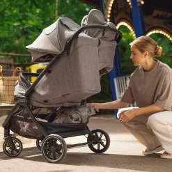 Hot Poussette TRVL dubl Caviar Poussette Double