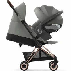 Cybex Poussette ultra-compacte COYA Rosegold Mirage Grey