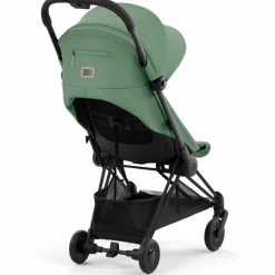 Clearance Poussette ultra-compacte COYA Matt Black Leaf Green Poussette Compacte
