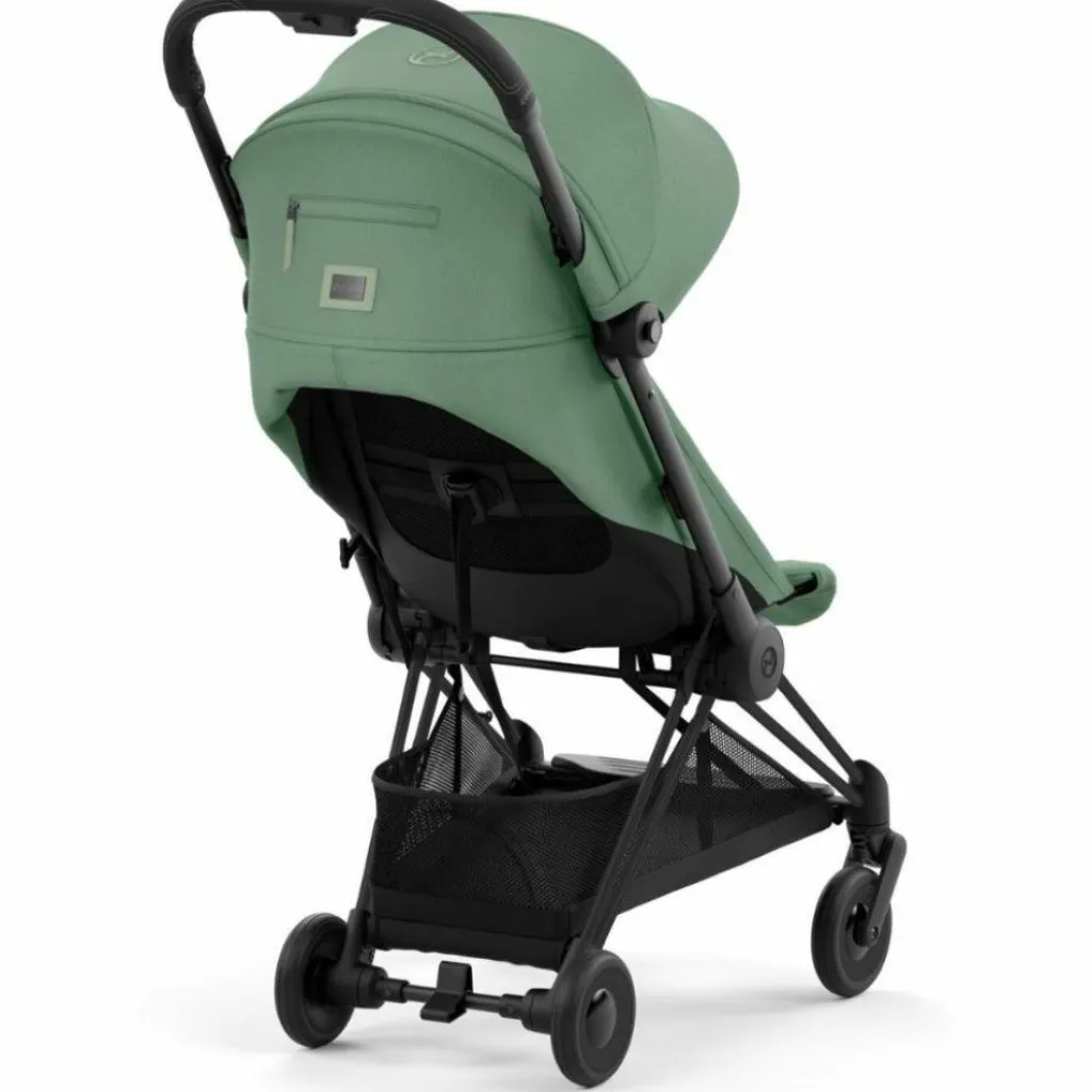 Clearance Poussette ultra-compacte COYA Matt Black Leaf Green Poussette Compacte