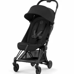 New Poussette ultra-compacte COYA châssis Matt Black Sepia Black Poussette Compacte