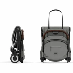 Cybex Poussette ultra-compacte COYA châssis Chrome Mirage Grey
