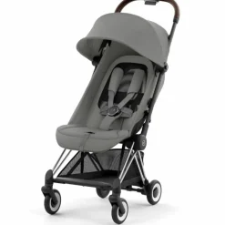 Cybex Poussette ultra-compacte COYA châssis Chrome Mirage Grey