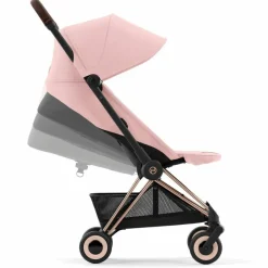 Outlet Poussette ultra-compacte COYA Rosegold Peach Pink Poussette Compacte