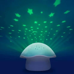 Pabobo Projecteur d'étoiles Champignon Vert