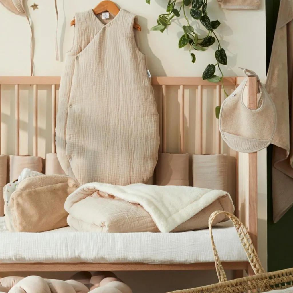 BB & Co Protège barreaux Biscuit (pour lits 60 x 120 et 70 x 140 cm)