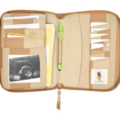 Hot Protège carnet de santé beige camel Protège Carnet De Santé