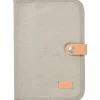 Hot Protège carnet de santé Canvas gris perle Protège Carnet De Santé