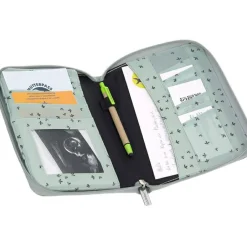 Best Protège carnet de santé Casual menthe florale Protège Carnet De Santé