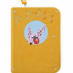 L'oiseau bateau Protège carnet de santé Coccinelle Lilas