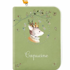 New Protège carnet de santé daim couronne (personnalisable) Protège Carnet De Santé