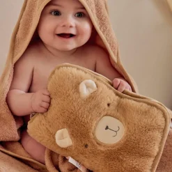 Noukie's Protège carnet de santé fausse fourrure camel Lily