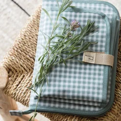 Outlet Protège carnet de santé I love vichy vert Protège Carnet De Santé