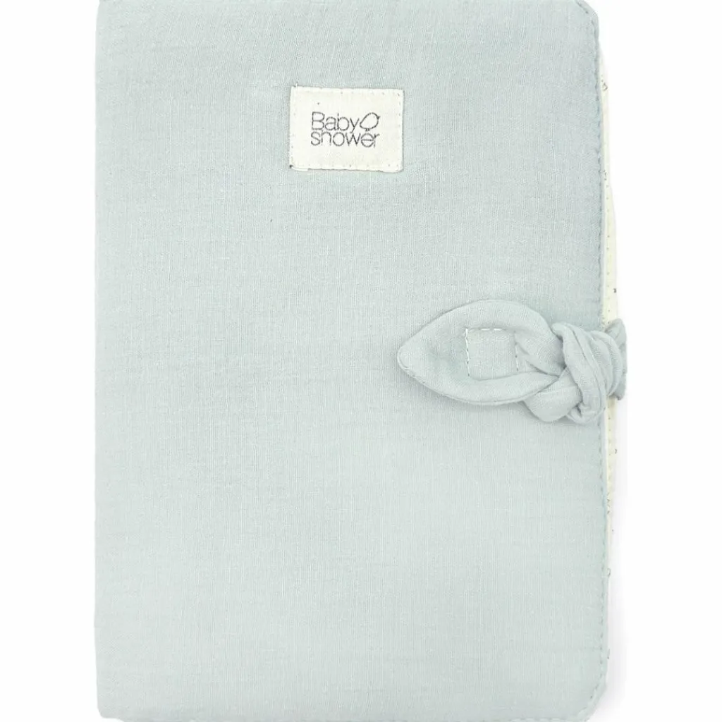 Babyshower Protège carnet de santé Knot Mint Breeze