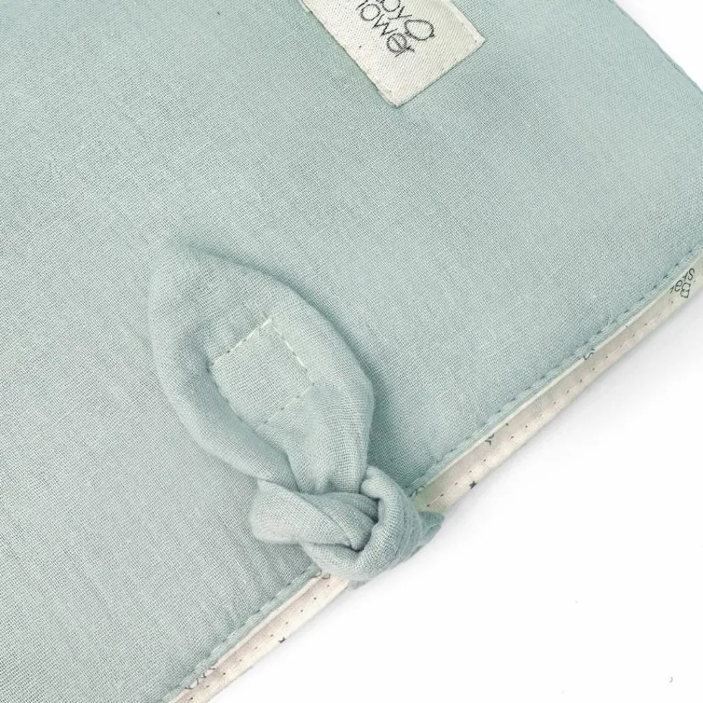 Babyshower Protège carnet de santé Knot Mint Breeze
