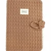 Sale Protège carnet de santé Knot Gofre Cinnamon Protège Carnet De Santé