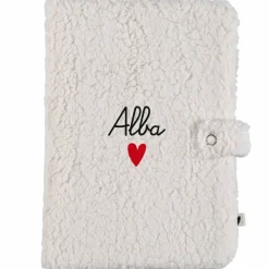 Outlet Protège carnet de santé Moumoute Ecru (personnalisable) Protège Carnet De Santé