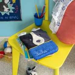 Moulin Roty Protège carnet de santé Puce et Pilou (personnalisable)