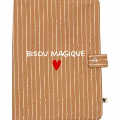 Online Protège carnet de santé Rayures Fines (personnalisable) Protège Carnet De Santé