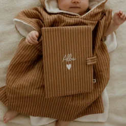 Online Protège carnet de santé Rayures Fines (personnalisable) Protège Carnet De Santé