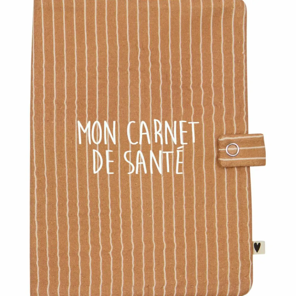 Online Protège carnet de santé Rayures Fines (personnalisable) Protège Carnet De Santé
