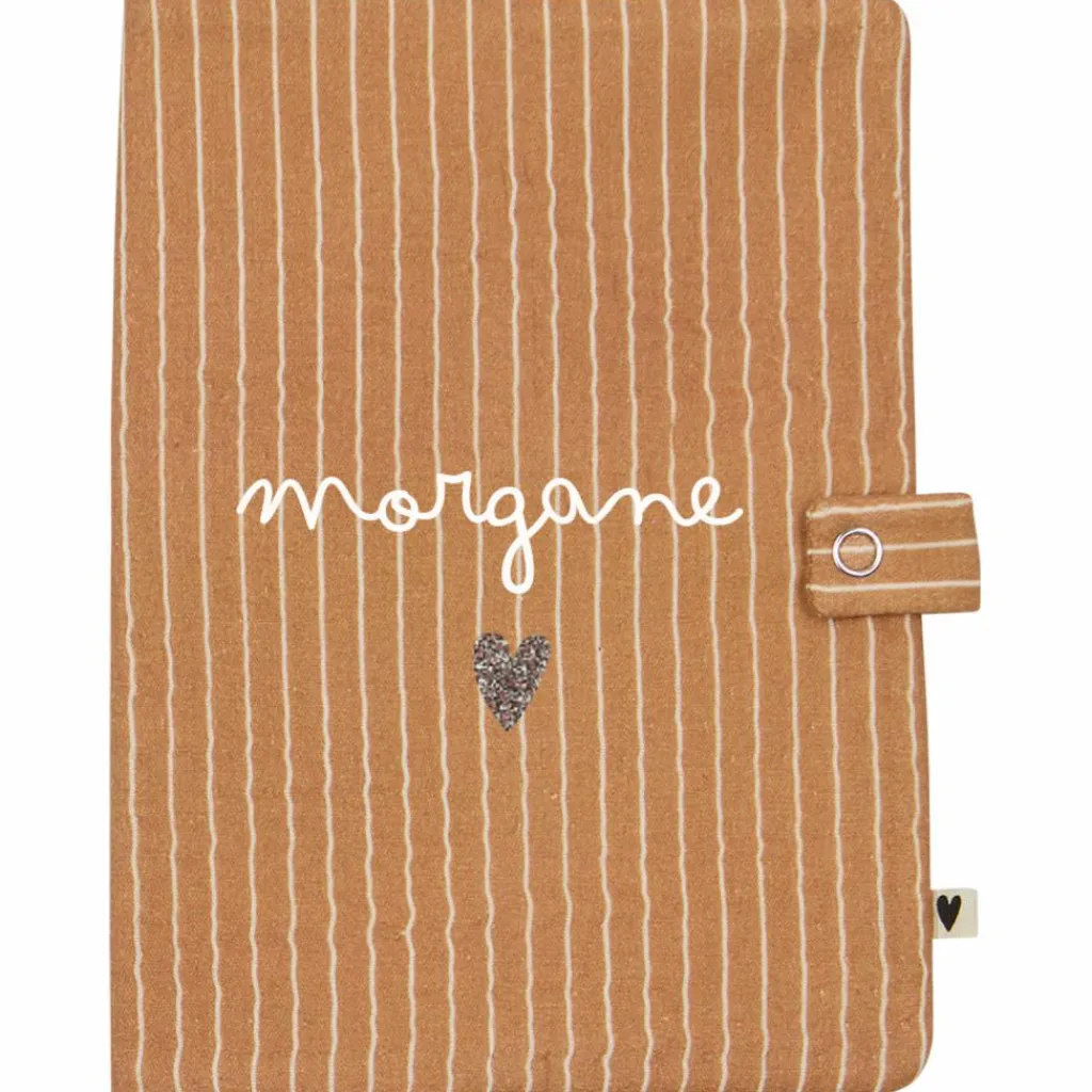 Online Protège carnet de santé Rayures Fines (personnalisable) Protège Carnet De Santé