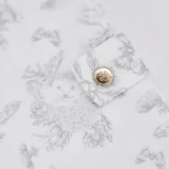 Tartine et Chocolat Protège carnet de santé Toile de Jouy gris