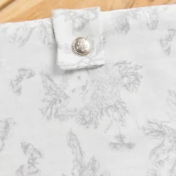 Tartine et Chocolat Protège carnet de santé Toile de Jouy gris