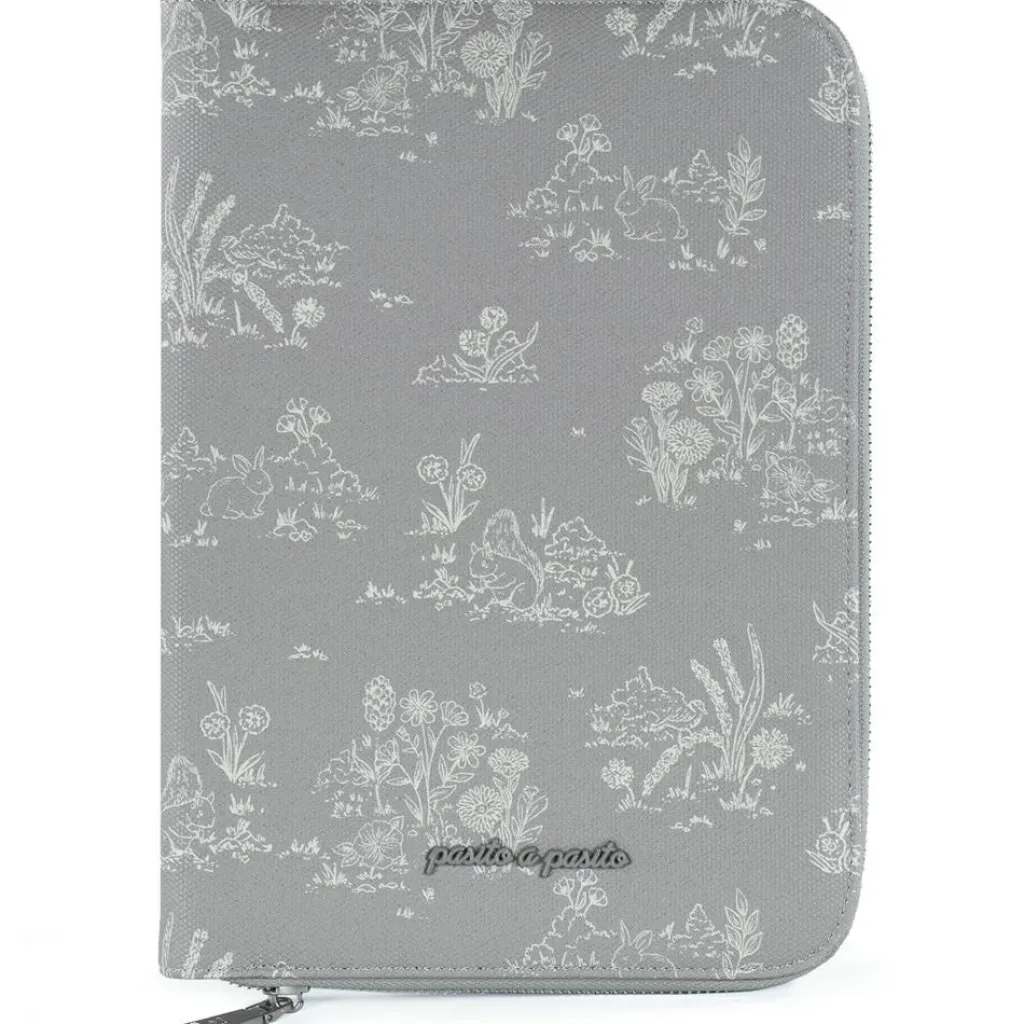 Pasito a pasito Protège carnet de santé Toile de Jouy Forest
