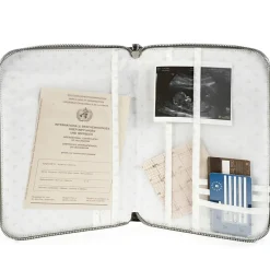 Pasito a pasito Protège carnet de santé Toile de Jouy Forest