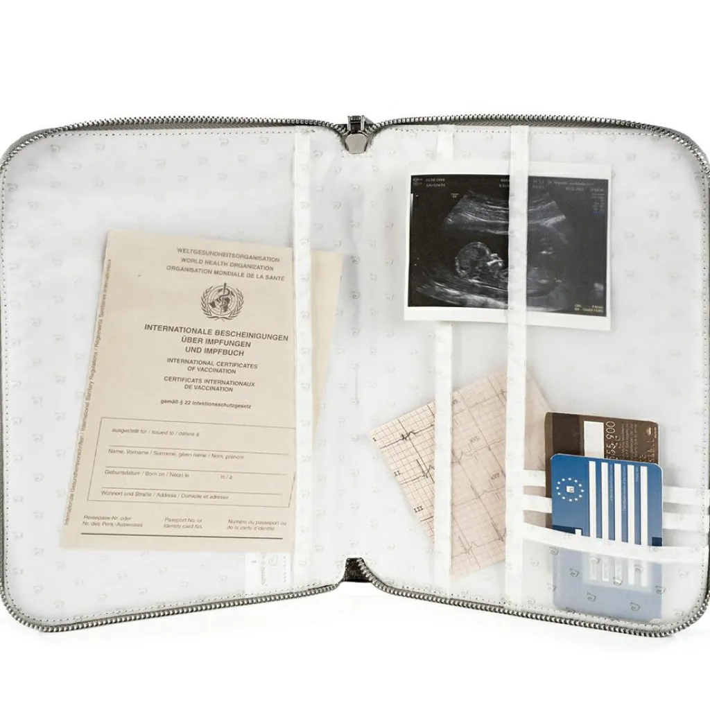 Pasito a pasito Protège carnet de santé Toile de Jouy Forest