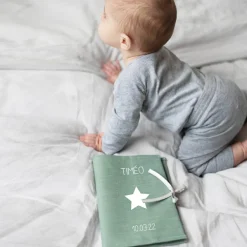 Clearance Protège carnet de santé vert d'eau (personnalisable) Protège Carnet De Santé