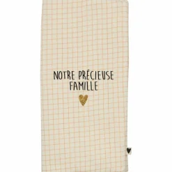 Atelier Wagram Protège livret de famille Gaze Petits Carreaux (personnalisable)