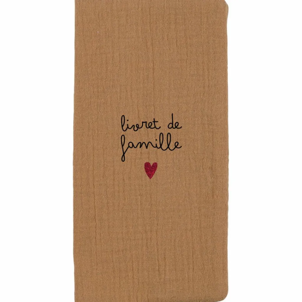 Online Protège livret de famille Gaze Camel (personnalisable) Protège Carnet De Santé