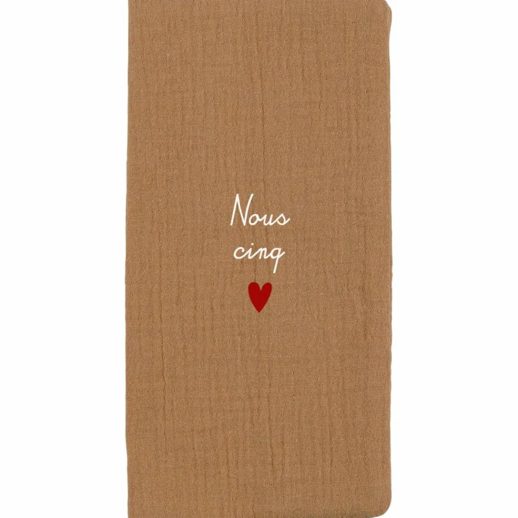 Online Protège livret de famille Gaze Camel (personnalisable) Protège Carnet De Santé