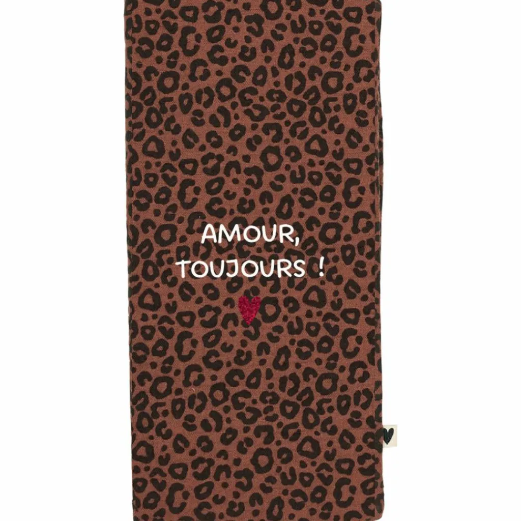 Best Protège livret de famille Gaze Léopard Marron (personnalisable) Protège Carnet De Santé