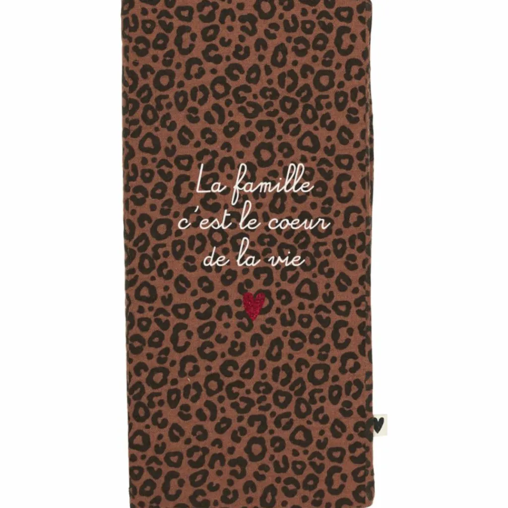 Best Protège livret de famille Gaze Léopard Marron (personnalisable) Protège Carnet De Santé