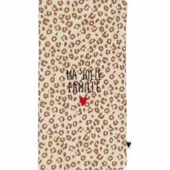 Clearance Protège livret de famille Gaze Léopard (personnalisable) Protège Carnet De Santé