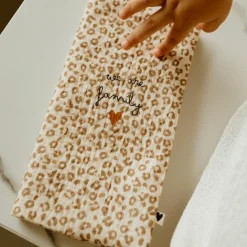 Clearance Protège livret de famille Gaze Léopard (personnalisable) Protège Carnet De Santé