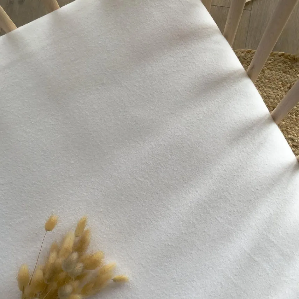 Sale Protège matelas flanelle de coton bio (60 x 120 cm) Alèse Lit Bébé