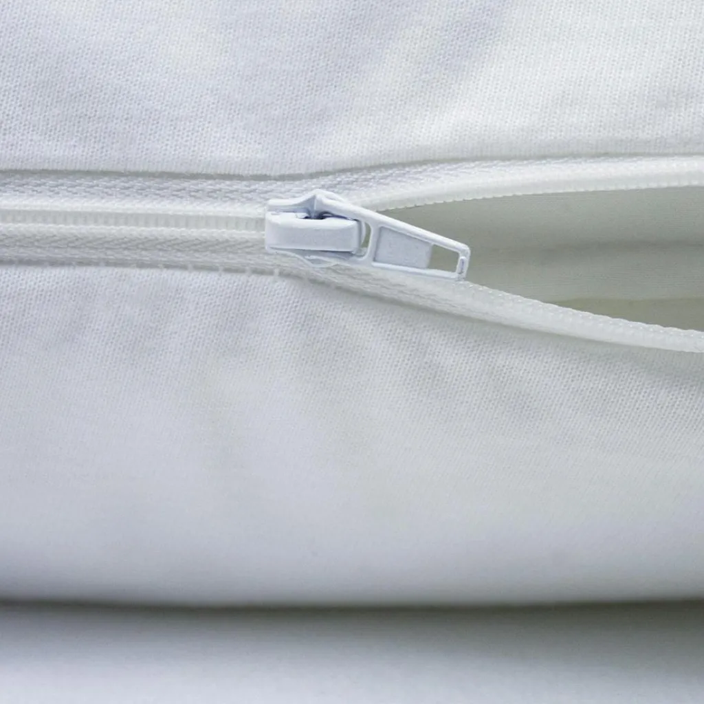 Kadolis Protège oreiller imperméable en coton bio blanc (40 x 60 cm)